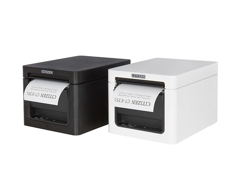 CT-E351 - Bondrucker, thermodirekt, 80mm, Frontausgabe, 203 dpi, USB + RS232, weiss