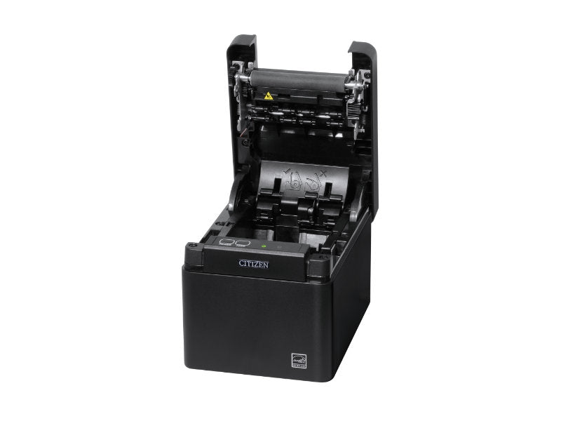 CT-E301 - Antibakterielles Gehäuse, 80mm, Abschneider, USB + RS232 + Ethernet, schwarz