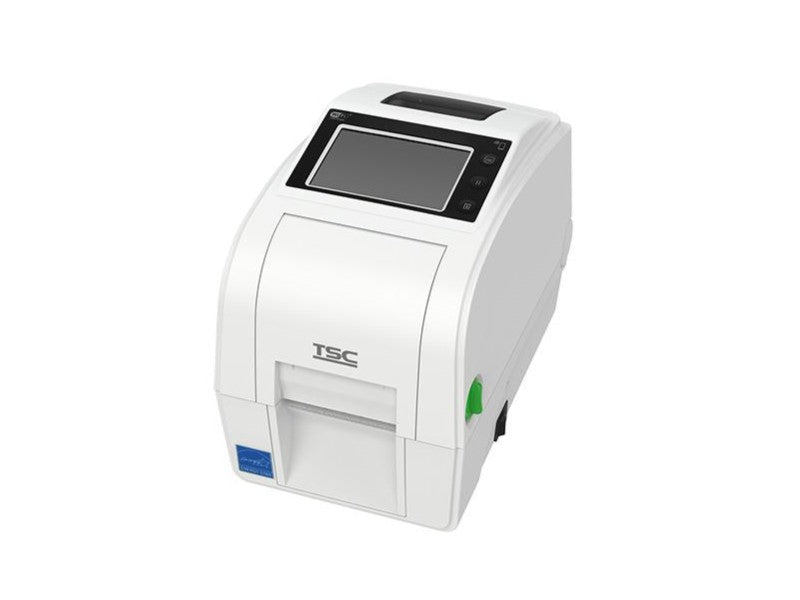 TH220THC - Etikettendrucker für das Gesundheitswesen, thermotransfer, 203dpi, USB + RS232 + Ethernet, 3.5"-LCD-Farb-Touchscreen, weiss