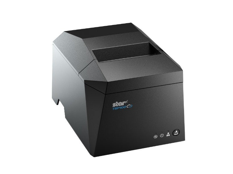 TSP143IV X4 - Thermo-Bondrucker mit Abschneider, 80mm, USB + Ethernet + WLAN + Bluetooth, CloudPRNT, grau
