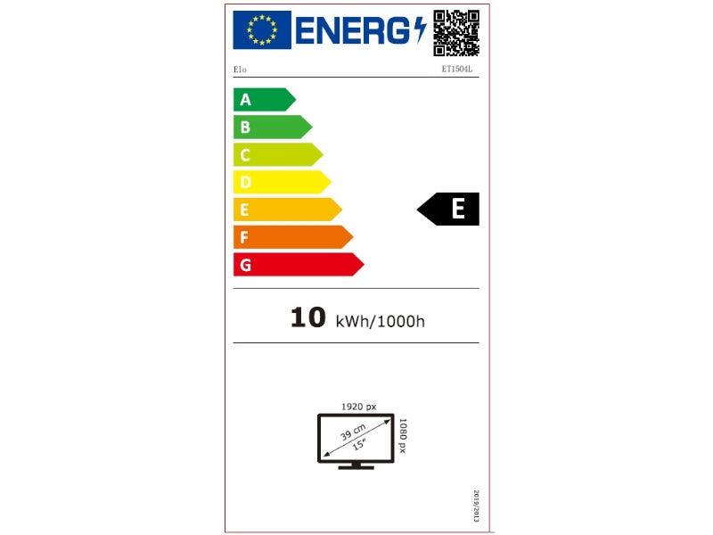 1504L - 15.6" Touchmonitor, PCAP (projizierte Kapazitivsensorik) - 10-Touch, schwarz