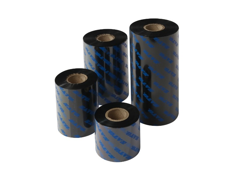 Farbband - SRS100 Flex Harz, 300m x 60mm, 1 Zoll-Kern, Außenwicklung, schwarz