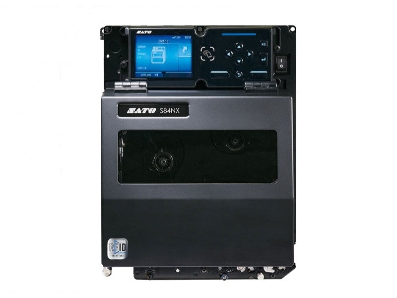 S84NX - Druckmodul, thermotransfer, 203dpi, Ext. connector 25 DSUB pin I/O, USB + USB host + RS232 + Ethernet + NFC, rechte Hand
