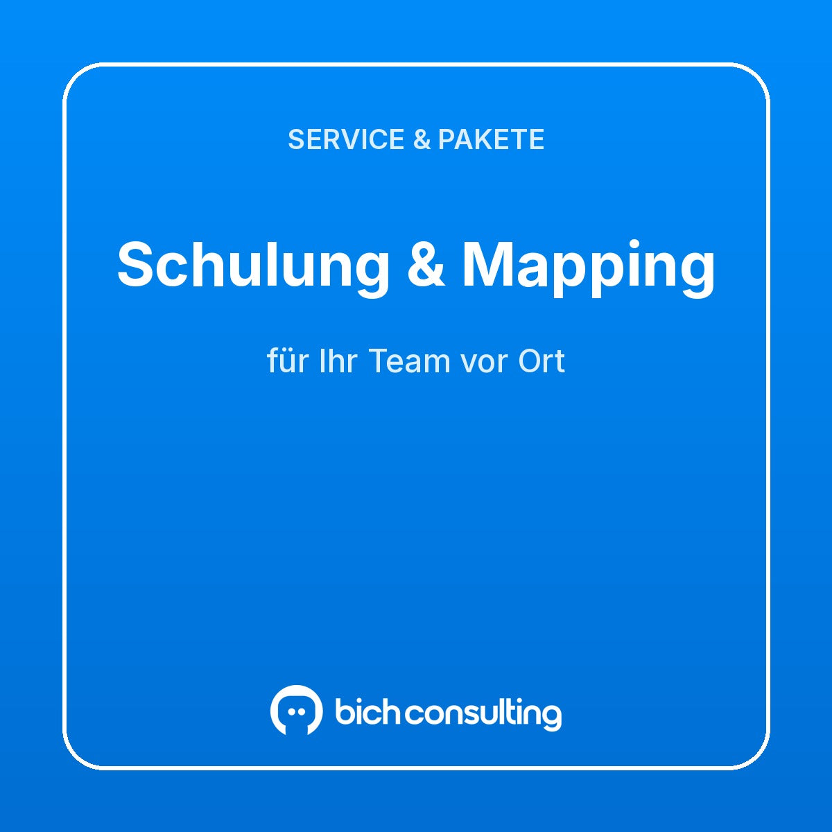 Schulung & Mapping vor Ort