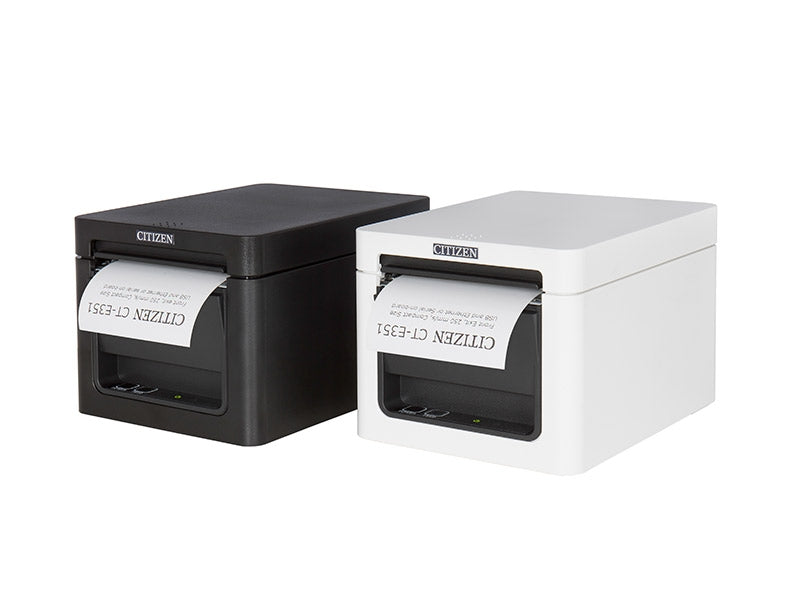 CT-E351 - Bondrucker, thermodirekt, 80mm, Frontausgabe, 203 dpi, USB + RS232, schwarz