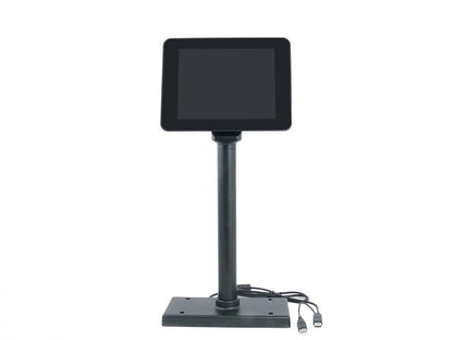 SD800 - 8" Kassenmonitor, True Flat Display, USB Anschluss, schwarz