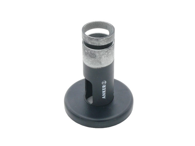 Sockel - Rohrdurchmesser 40mm, Höhe 120mm, Kabelausschnitt im Fuss für FlexiStand