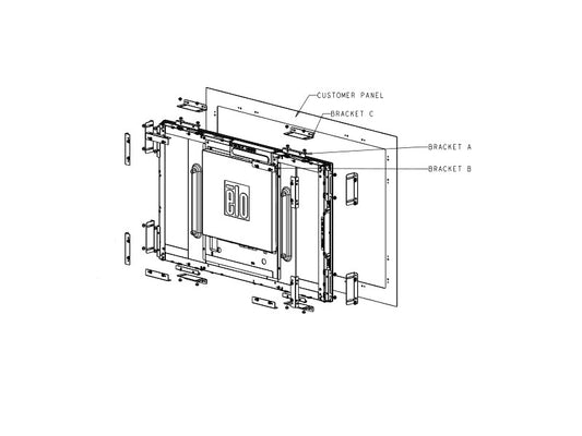 Flushmount Kit für 3243L