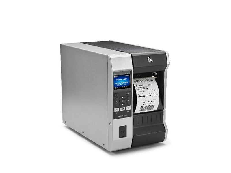 ZT610 - Industrie-Etikettendrucker, thermotransfer, 600dpi, Display, USB + RS232 + Ethernet + Bluetooth, Peeler mit internem Aufwickler