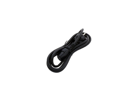 Netzkabel Stromanschluss (Kaltgerätekabel) 3pol. (Schwarz)