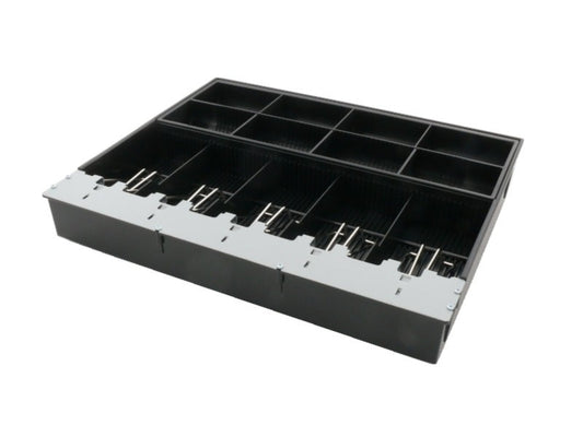 Geldeinsatz für AC-4280 Kassenlade, 8 Münzfächer, 5 Scheinfächer, Münzfächer individuell anpassbar