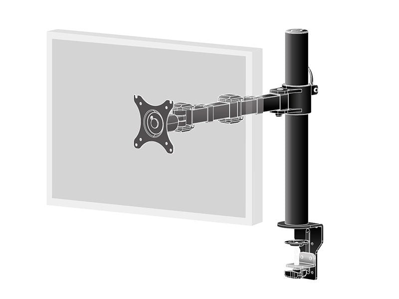 Einzel-Monitorarm für Displays bis 30"