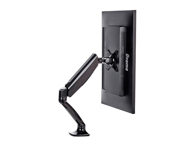Monitorhalterung mit Gasdruckfederarm für Displays bis 27"