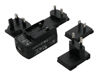 USB Netzteil 5V/2A (inkl. EU-, US-, UK- und AU-Stecker)  für ScanPal 5100 / 6100 / 6500 / 7600, EDA50, EDA51, EDA50HC, EDA51K. EDA5S und CN80