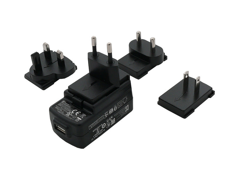 USB Netzteil 5V/2A (inkl. EU-, US-, UK- und AU-Stecker)  für ScanPal 5100 / 6100 / 6500 / 7600, EDA50, EDA51, EDA50HC, EDA51K. EDA5S und CN80