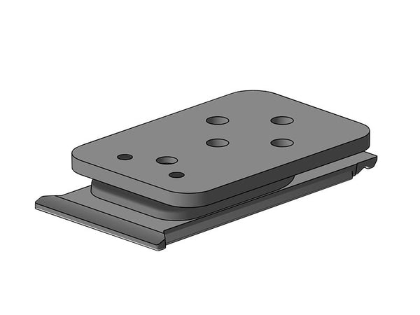 Ergonomic Solutions Essentials – mCase Duo Adapter für OtterBox uniVERSE, ohne Rotationsmöglichkeit, schwarz