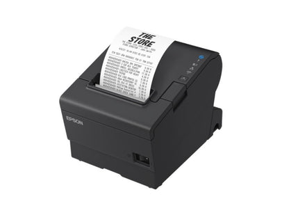 TM-T88VII-B - powered USB + Ethernet, Bon-Thermodrucker, 80mm, schwarz