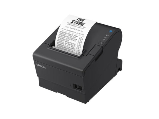 TM-T88VII-B - powered USB + Ethernet, Bon-Thermodrucker, 80mm, schwarz