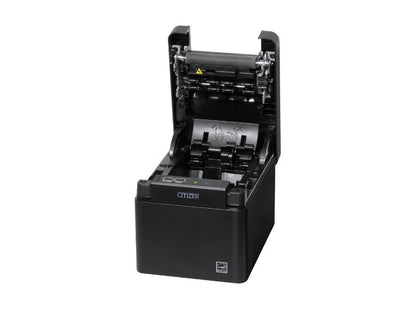 CT-E301 - Antibakterielles Gehäuse, 80mm, Abschneider, USB, schwarz