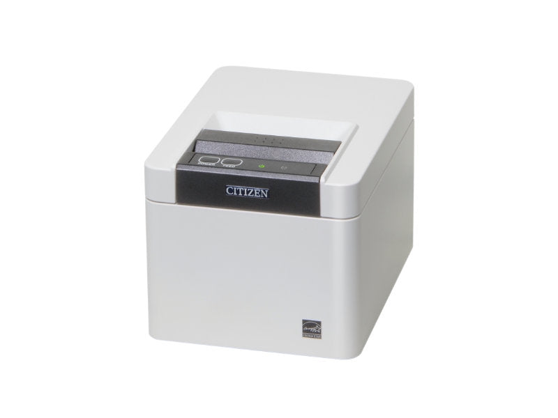 CT-E301 - Antibakterielles Gehäuse, 80mm, Abschneider, USB, weiss