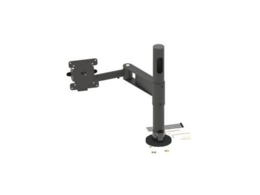 PRE-SET PRS06 - Basisstange + Doppelarm mit VESA (Standfuss B45, 400mm, Standardausschnitt, zweiarmig A45PI, 2x200mm, VESA 75/100VPI, einstellbare