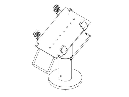 PRE-SET EFTS01 - EC-Karten Terminal Halterung für Ingenico Lane-5000, graphitgrau