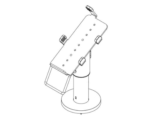 PRE-SET EFTS01 - EC-Karten Terminal Halterung für Verifone P400Plus, graphitgrau