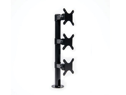 mUnite TRI Mount - Tablet-Halterung, 56cm-Stange, Kapazität für 3 Tablets, schwarz