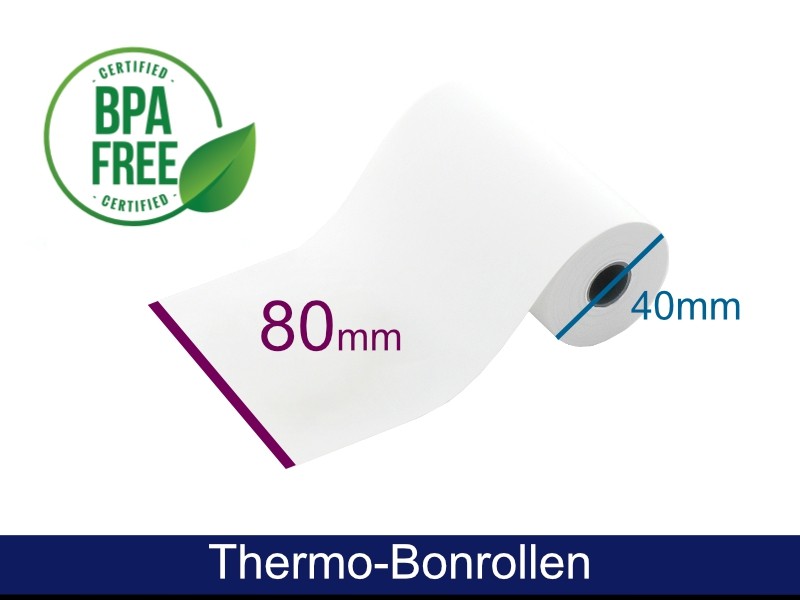 Thermorolle - 80 40 12 (B/D(max.)/K) weiss