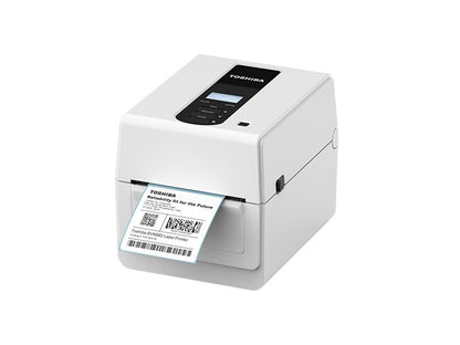 BV410T-GS02-QM-S - Etikettendrucker, thermotransfer, 300dpi, USB + Ethernet, LCD-Display, weiss