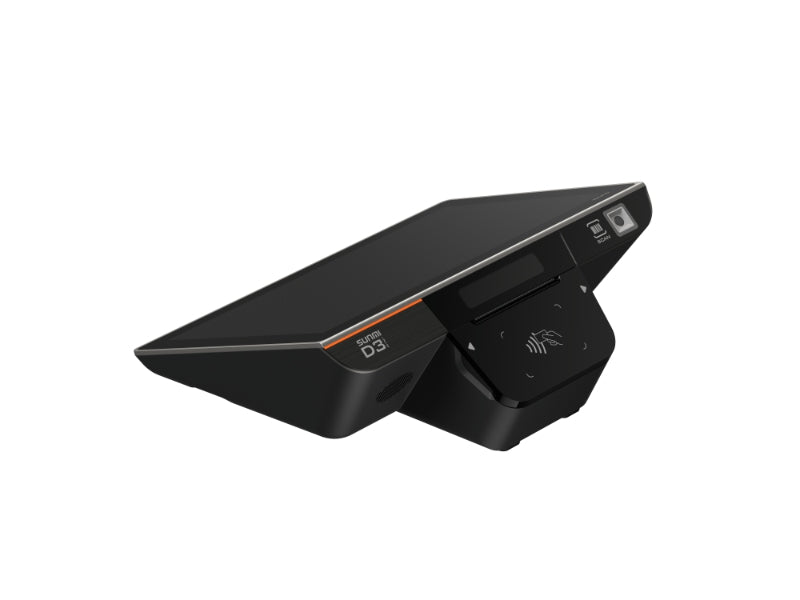 D3 mini - Touchsystem, 10.1" Widescreen Display, Preisanzeige, 58mm Bondrucker, Android 13, NFC, 4G, Akku