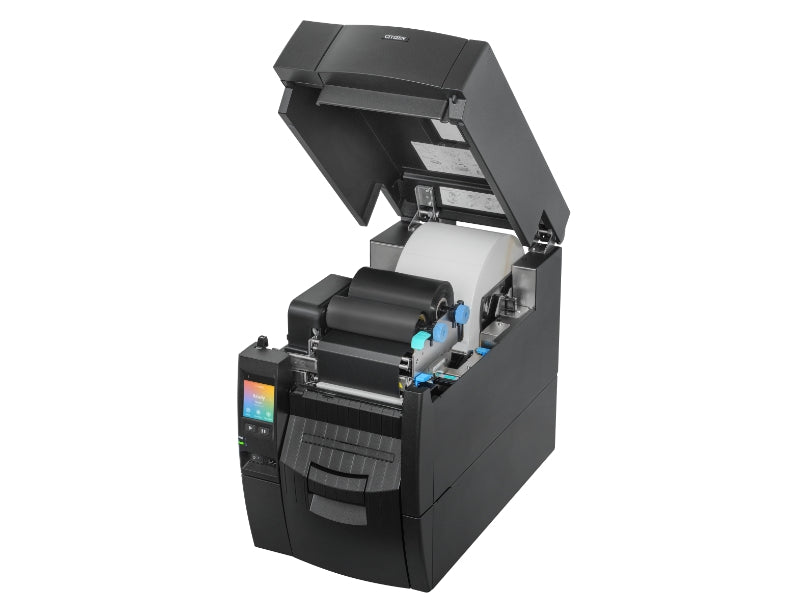 CL-S700IIIR - Etikettendrucker, thermotransfer, 203dpi, USB + Ethernet, Aufwickler / Peeler, schwarz