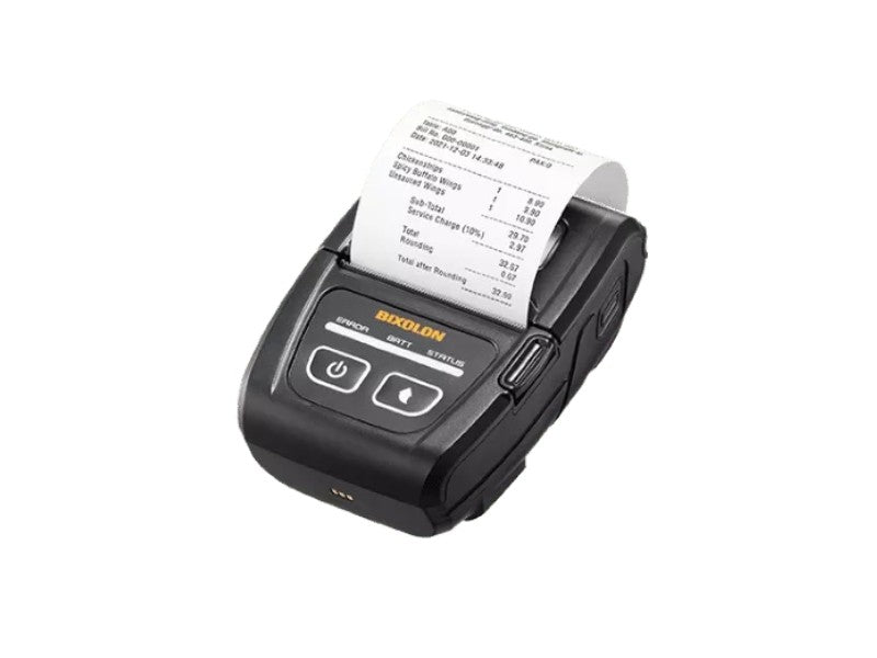 SPP-C200 - Mobiler Bondrucker, thermodirekt, 58mm, USB + Bluetooth, schwarz