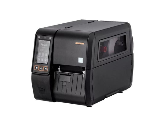 XT5-40 Serie - Etikettendrucker, thermotransfer, 300dpi, USB + USB-Host + RS232 + Ethernet, Aufwickler + Peeler, schwarz
