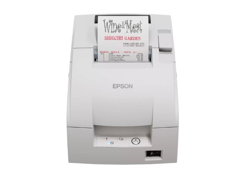 TM-U220IIB - Bon-Nadeldrucker, 76mm, Abschneider, Ethernet, weiss