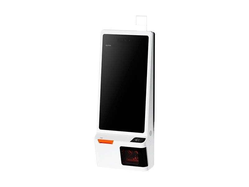 K2 - Self-Ordering-Kiosksystem mit 24"-Full HD Touch-Display, Android 13 mit GMS, Datalogic 2D Scanner, 80mm Bondrucker