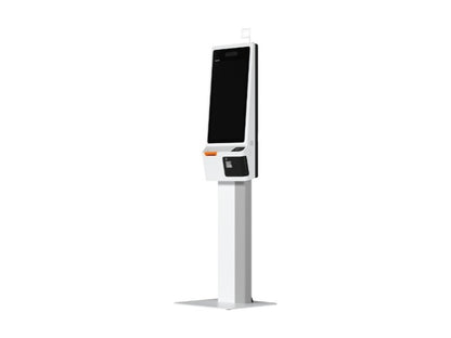 K2 - Self-Ordering-Kiosksystem mit 24"-Full HD Touch-Display, Android 13 mit GMS, Datalogic 2D Scanner, 80mm Bondrucker, Restaurant Standgerät