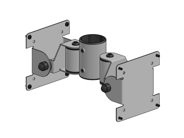 Ergonomic Solutions Back-to-Back SP2, 2 x VESA 75/100 (Classic), schwarz