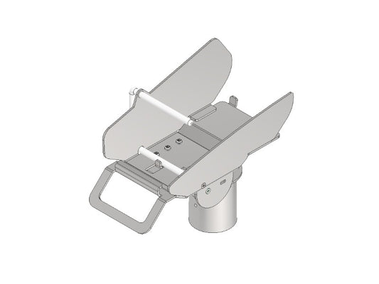 Adapter Zahlungsterminal - Durchmesser 40mm, mit Bügel, anthrazit für CCV Base Next
