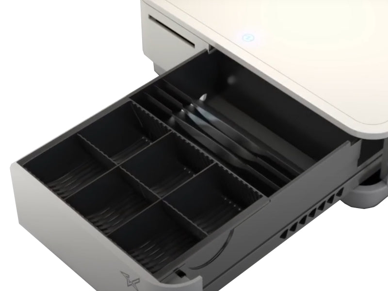mPOP - Kassenlade-Bondrucker-Kombination,  3 x USB-A + 1 x USB-C + 1 x USB-B + Bluetooth (5.0), weiss