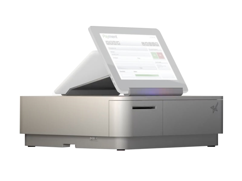 mPOP - Kassenlade-Bondrucker-Kombination,  3 x USB-A + 1 x USB-C + 1 x USB-B + Bluetooth (5.0), weiss
