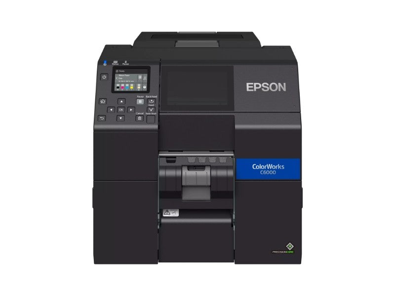 ColorWorks C6000 - Farb-Etikettendrucker, Peeler, USB + Ethernet, schwarz