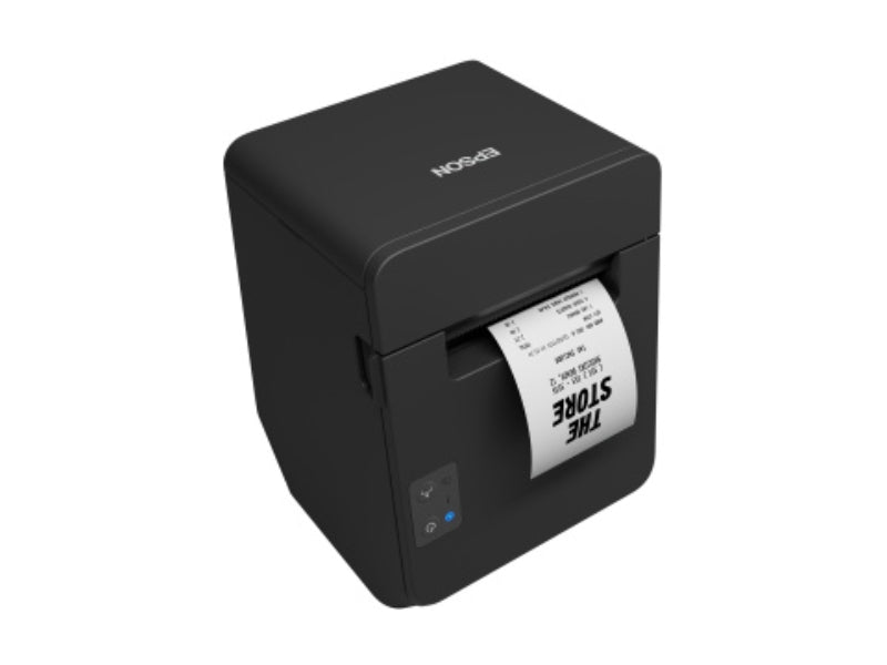 TM-T20IV - Bon-Thermodrucker mit Abschneider, 80mm, Druckgeschwindigkeit 250mm/Sek., USB + RS232, schwarz