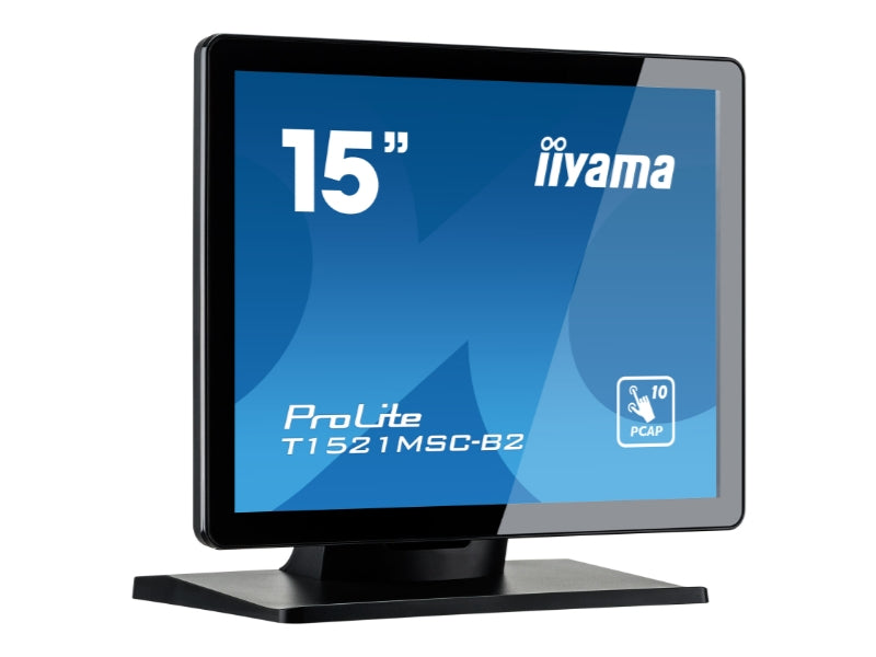 ProLite T1521MSC-B2 - 15" Touchmonitor, kapazitiv, 10 Punkte Multitouch, USB, schwarz