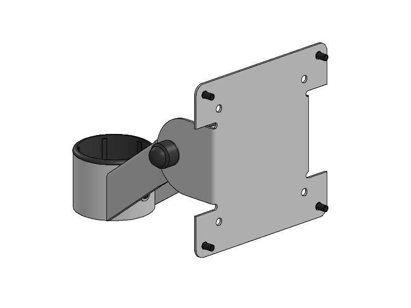 VESA 75/100 Halterung (Classic), abgewinkelt, schwarz