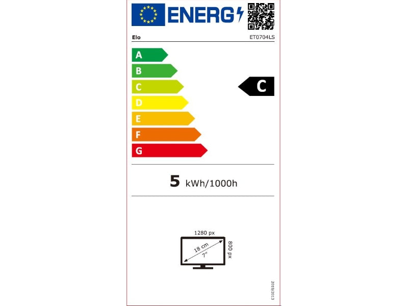 0704LS - 7" Touchmonitor, PCAP - 10-Touch, dunkelgrau metallic
