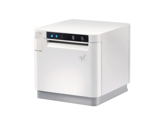 mC-Print3 MCP31CBI - Frontausgabe-Bondrucker, thermodirekt, Abschneider, 80mm, USB + Ethernet + Bluetooth, weiss