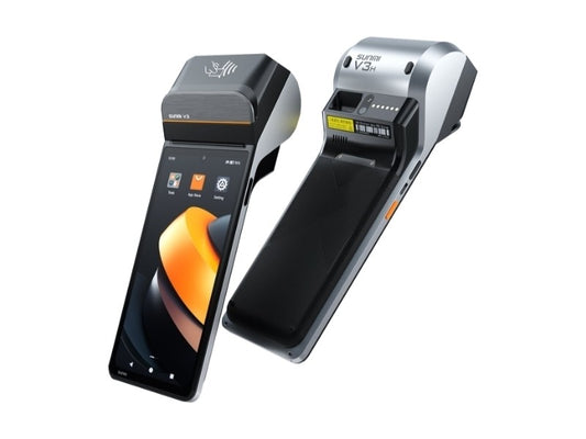 V3 -  6.75" Display, Android 13 GMS, 58mm Bondrucker + Labeldrucker, microSD Slot, 4G, NFC, 2D Barcodescanner