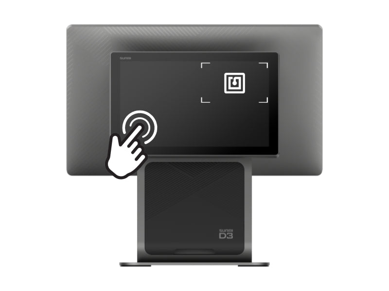 D3 80MM - Touchsystem, 15.6" Widescreen Display, Android 14 GMS, 80mm Bondrucker, 10" Kundendisplay, NFC