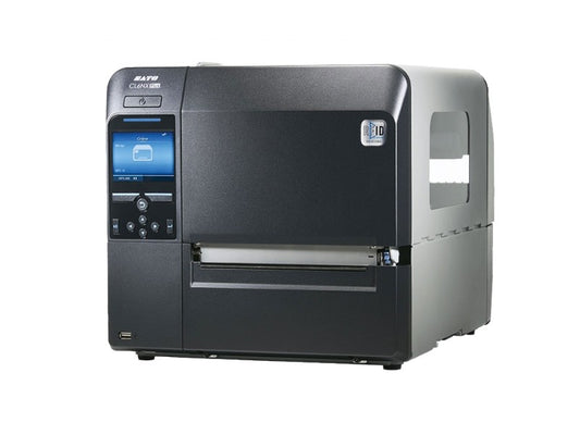 CL6NX Plus - Etikettendrucker, thermotransfer, 305dpi, USB + RS232 + Ethernet + NFC, Spender mit Träger-Aufwicklung, Echtzeituhr